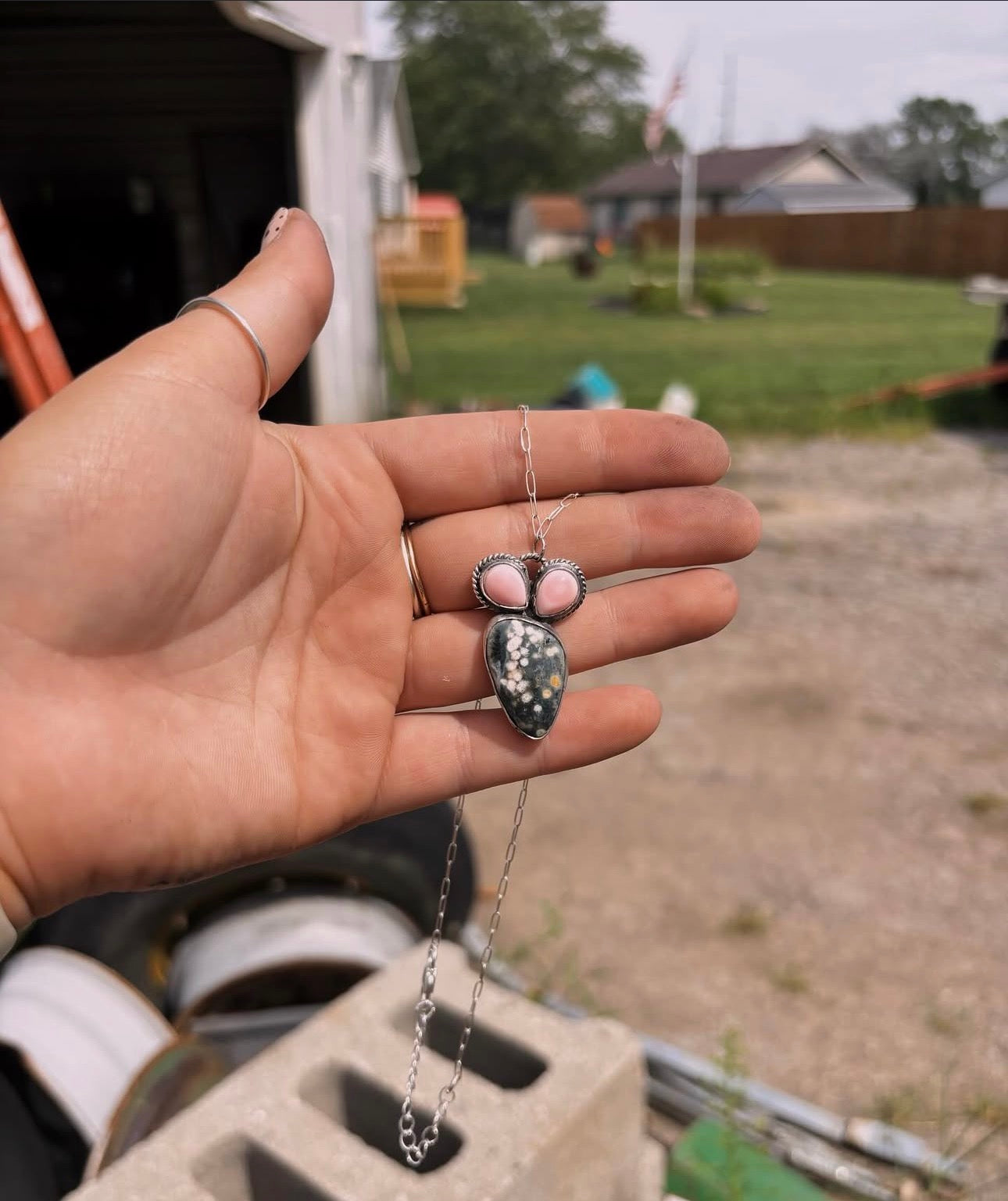 Mixed Stones Necklace