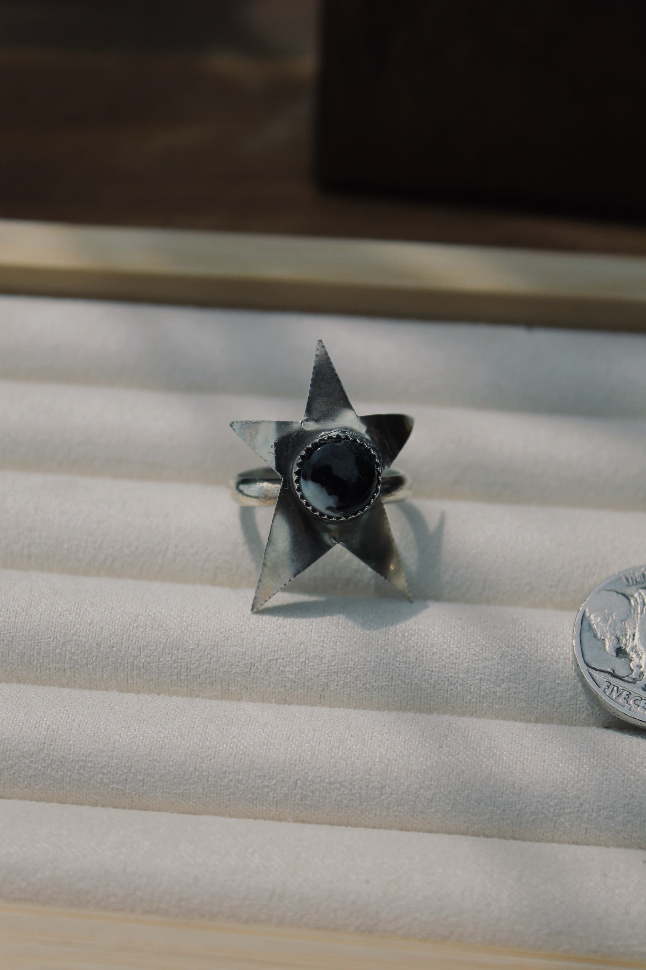 White Buffalo Ring - Adjustable