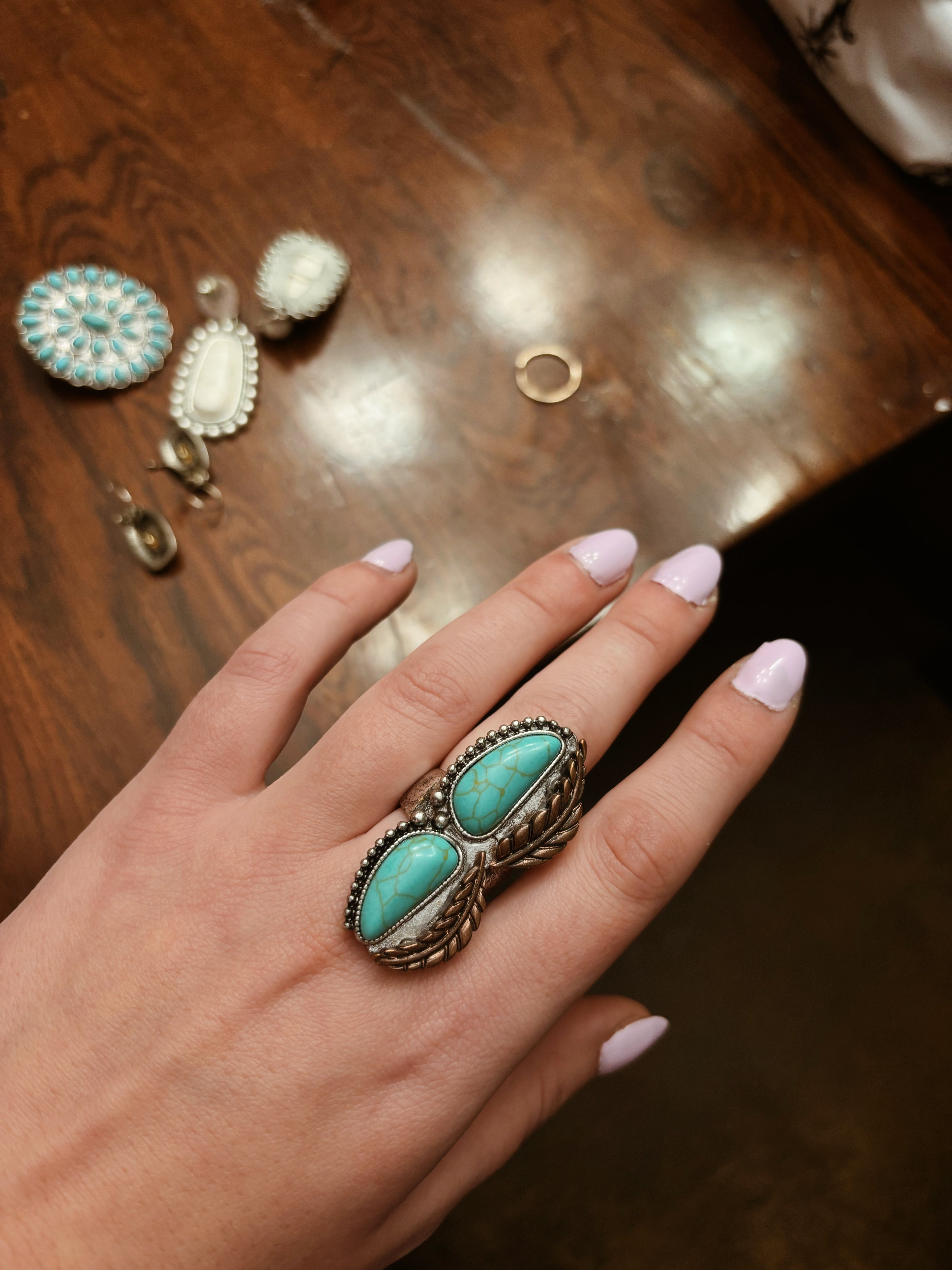 Kingsman Turquoise Ring- Size 8